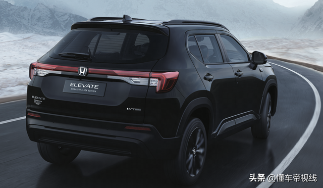 新车 | 约13万元起，本田ELEVATE黑色版正式发布，外观黑化/小型SUV