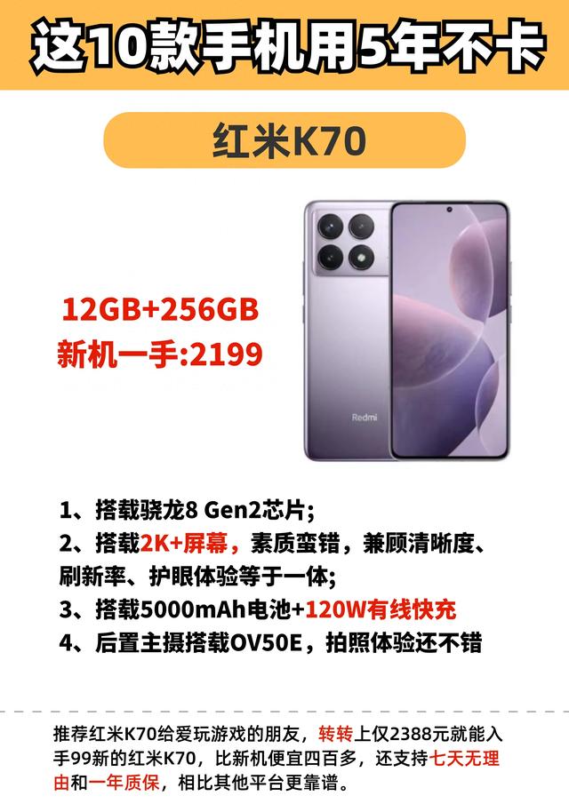 手机不用买太贵，这十款手机，可以闭眼入