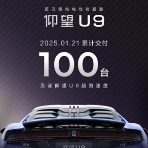 售价168万，交付破百台，仰望U9刷新国产豪车记录，赢麻了...