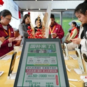 手机等数码产品购新补贴开始陆续实施