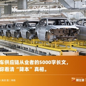 悬崖边的万亿汽车供应链，降本能否逆天改命？