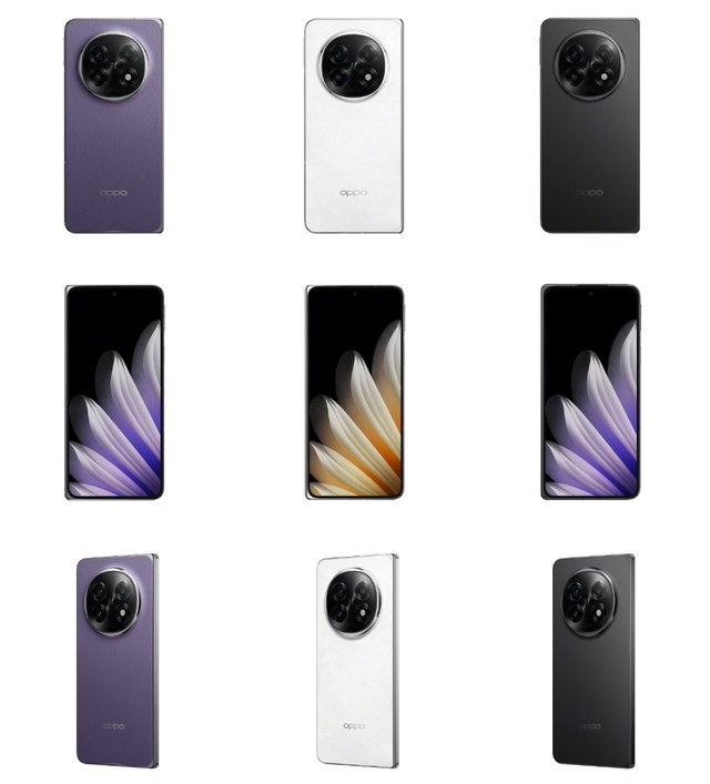 OPPO Find N5渲染图曝光，今年有四款大折叠手机