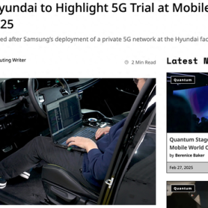 三星与现代汽车合作完成端到端RedCap试验