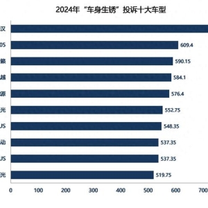 2024年汽车投诉“十大关键词”：离谱的生锈