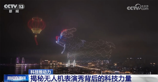 无人机表演秀背后科技力量展现“硬实力” 企业技术迭代升级接连“上新”