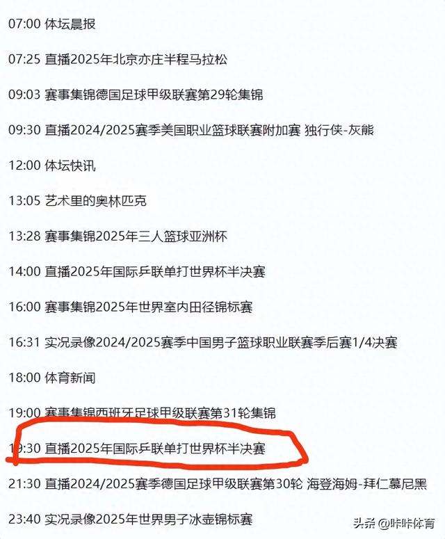 西甲战报！4月19日今晚19：30央视5套CCTV5、CCTV5+直播节目预告
