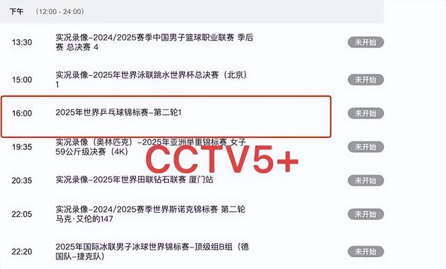 今日世乒赛赛程表！国乒CCTV5直播节目表：王楚钦大战雨果